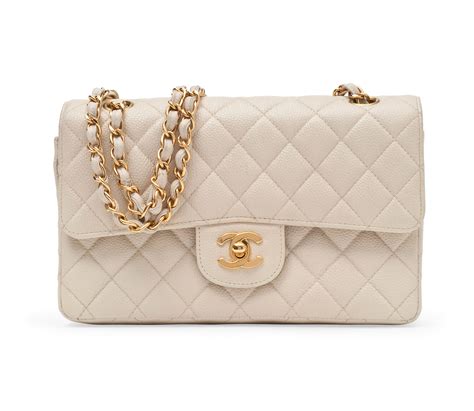 chanel classic flap bag cream